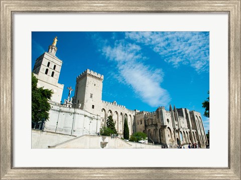 Framed Cathedrale Notre-Dame des Doms d&#39;Avignon, Palais des Papes, Avignon, Vaucluse, Provence-Alpes-Cote d&#39;Azur, France Print