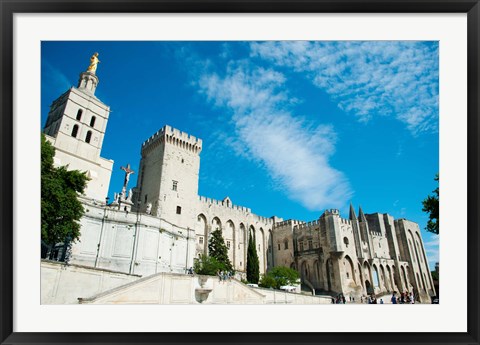 Framed Cathedrale Notre-Dame des Doms d'Avignon, Palais des Papes, Avignon, Vaucluse, Provence-Alpes-Cote d'Azur, France Print