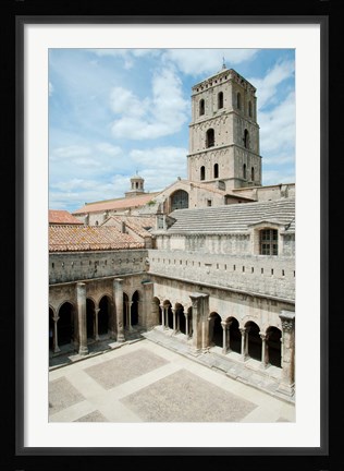 Framed Church Of St. Trophime, Arles, Bouches-Du-Rhone, Provence-Alpes-Cote d'Azur, France Print