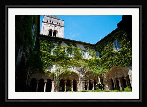 Framed Saint-Paul-De-Mausole, St.-Remy-De-Provence, Bouches-Du-Rhone, Provence-Alpes-Cote d'Azur, France Print