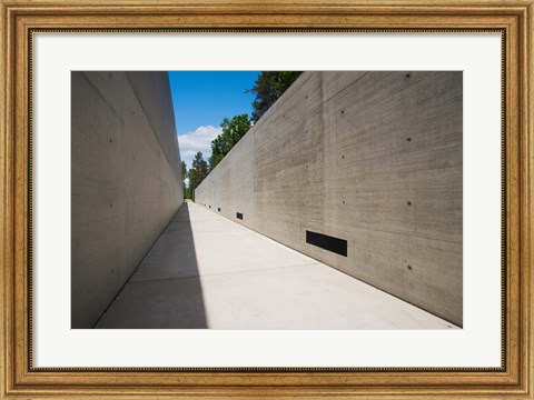 Framed WW2 Concentration Camp Memorial, Lower Saxony, Germany Print