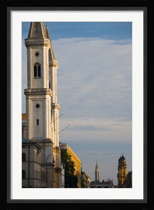 Framed Low angle view of a church, St. Ludwig Church, Ludwigstrasse, Munich, Bavaria, Germany Print