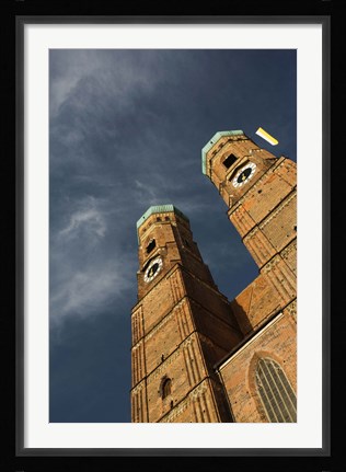 Framed Low angle view of a church, Munich Cathedral, Munich, Bavaria, Germany Print
