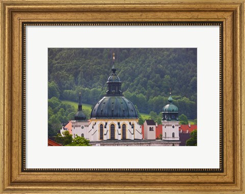 Framed High angle view of a monastery, Ettal Abbey, Ettal, Bavaria, Germany Print