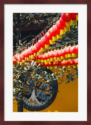 Framed Jade Buddha Temple, Shanghai, China Print