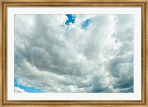 Framed Clouds in the sky Print