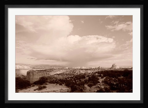 Framed Capitol Reef National Park, Utah (sepia) Print
