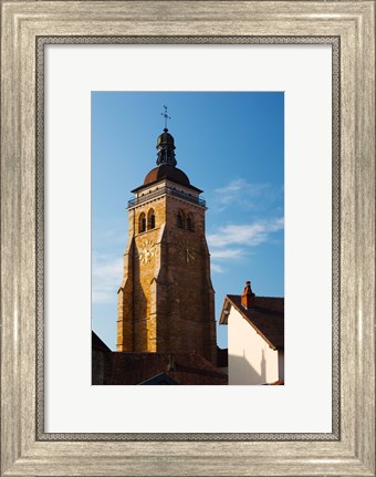Framed Low angle view of a church, Eglise Saint-Just d&#39;Arbois, Arbois, Jura, Franche-Comte, France Print