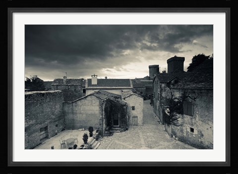 Framed Elevated town view from the ramparts, Millau, Aveyron, Midi-Pyrenees, France Print