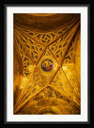 Framed Interiors of Cathedrale Saint-Etienne, Toulouse, Haute-Garonne, Midi-Pyrenees, France Print
