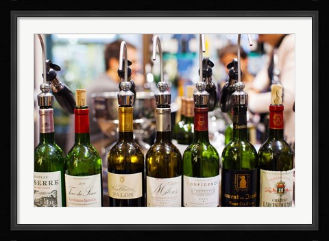 Framed Wine tasting, Saint-Emilion, Gironde, Aquitaine, France Print