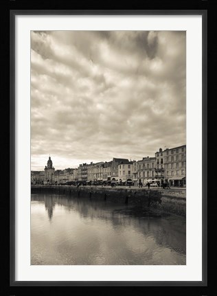 Framed Buildings at the Waterfront, Old Port, La Rochelle, Charente-Maritime, Poitou-Charentes, France Print