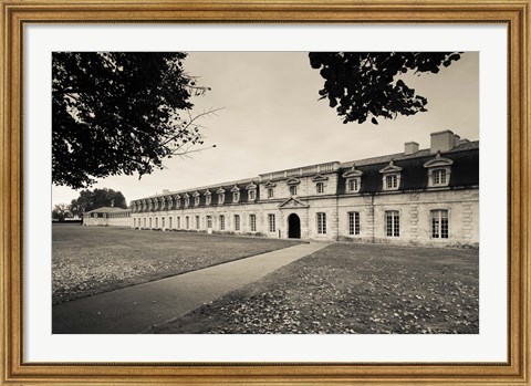 Framed Facade of the rope making factory of the French Navy, Corderie Royale, Rochefort, Charente-Maritime, Poitou-Charentes, France Print
