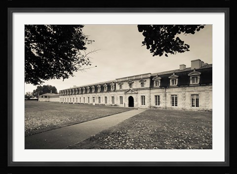 Framed Facade of the rope making factory of the French Navy, Corderie Royale, Rochefort, Charente-Maritime, Poitou-Charentes, France Print