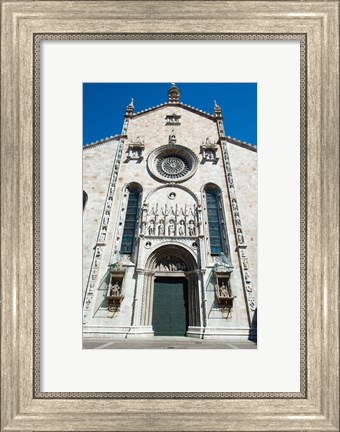 Framed Low angle view of a cathedral, Como Cathedral, Como, Lombardy, Italy Print