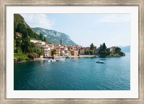 Framed Varenna, Lake Como, Lombardy, Italy Print