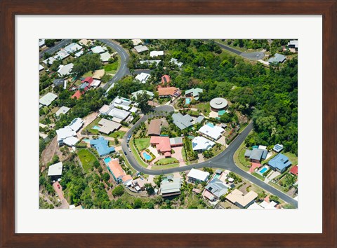 Framed Bayview Heights, Cairns, Queensland, Australia Print