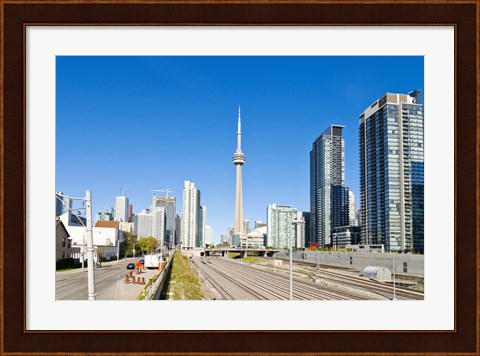 Framed CN Tower, Toronto, Ontario, Canada 2013 Print