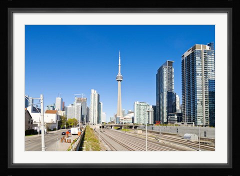 Framed CN Tower, Toronto, Ontario, Canada 2013 Print