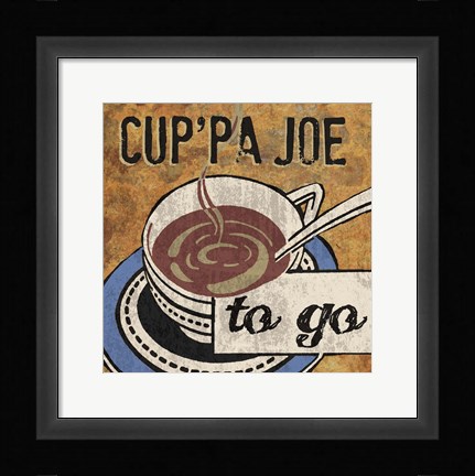 Framed Cup'Pa Joe Print