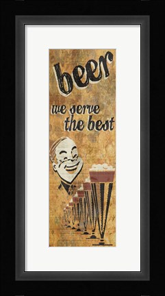 Framed Best Beer Print