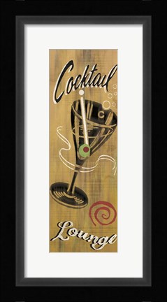 Framed Cocktail Lounge Print