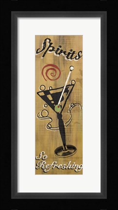 Framed Refreshing Spirits Print