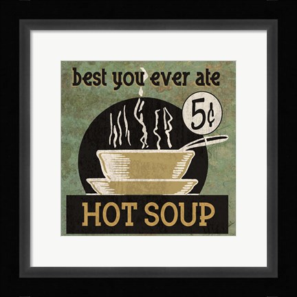 Framed Hot Soup Print
