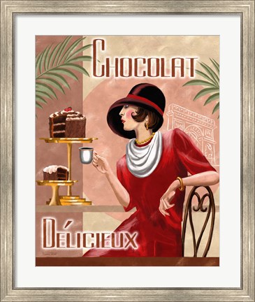 Framed French Chocolate II Print