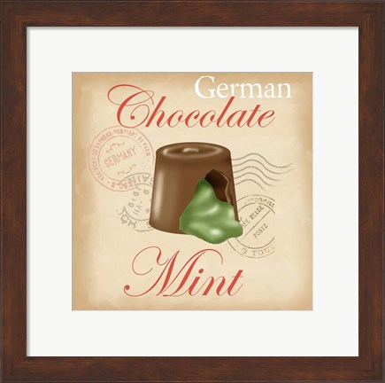Framed German Chocolate Mint Print
