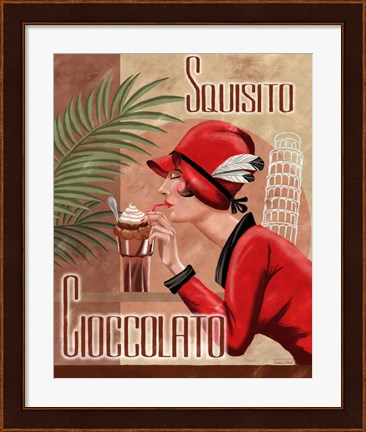 Framed Italian Chocolate I Print