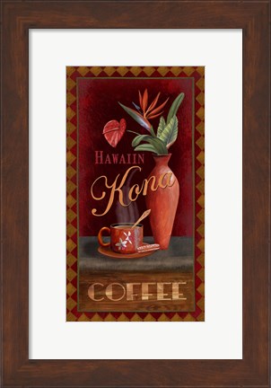 Framed Kona Coffee Print