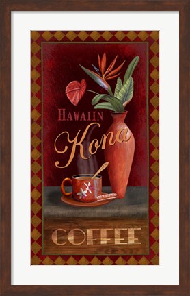 Framed Kona Coffee Print