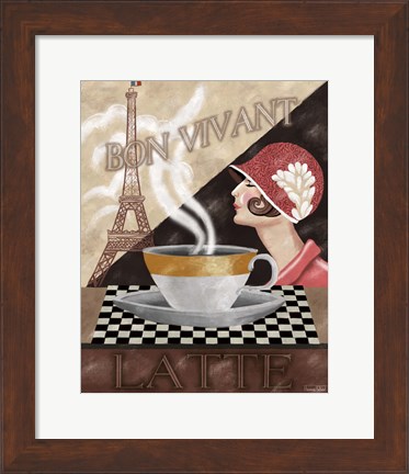 Framed Latte Print