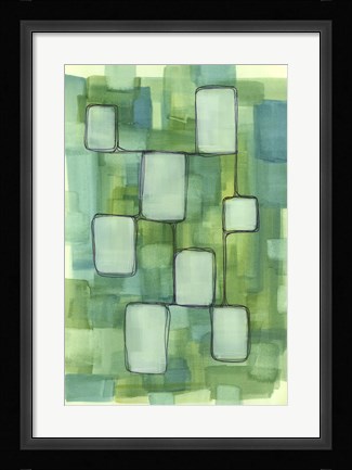 Framed Meadow Light II Print