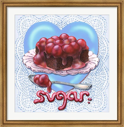 Framed Sugar Sweet Print