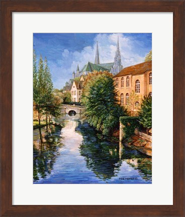 Framed Chartres Print