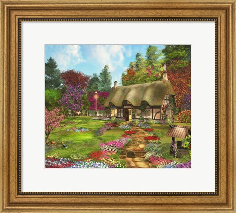 Framed Country Path Print