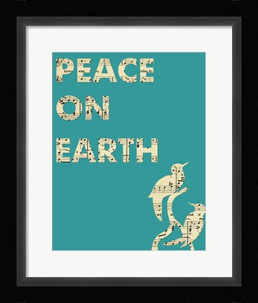 Framed Peace On Earth Print