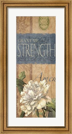 Framed Strength Print