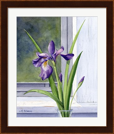 Framed Blue Flag-Wild Iris Print