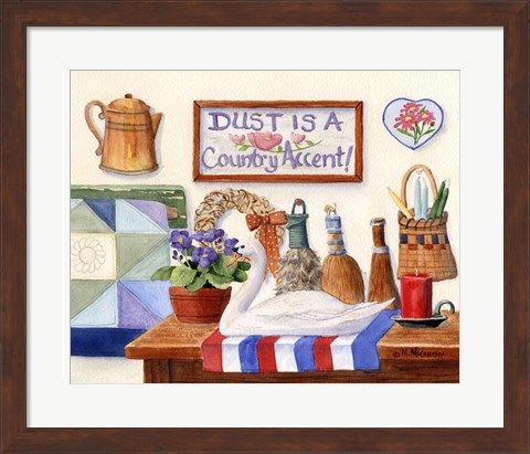 Framed Country Accent Print