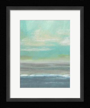 Framed Lowland Beach II Print