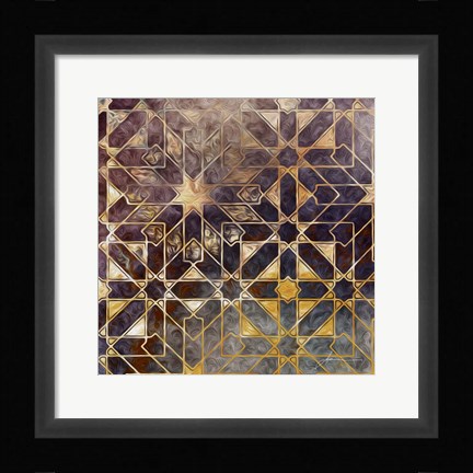 Framed Mystic Tiles I Print