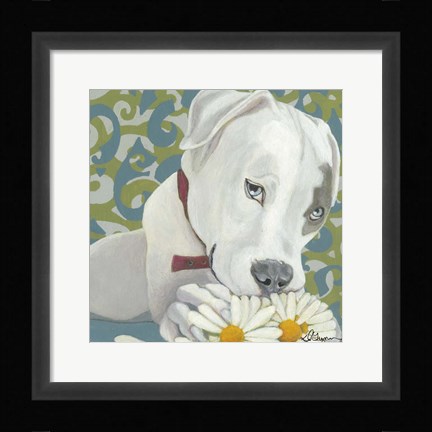 Framed Dlynn's Dogs - Patch Print