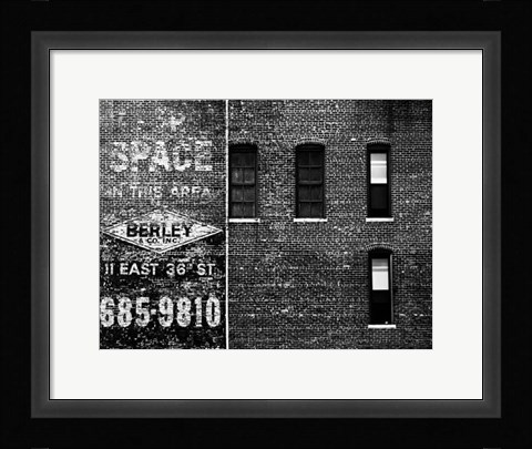 Framed City Speaks III Print