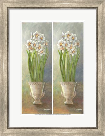 Framed 2-Up Narcissus Vertical Print