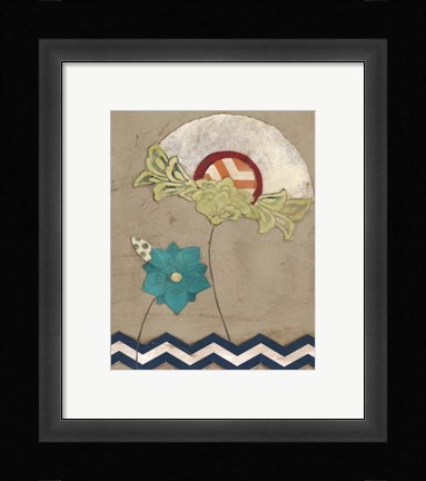 Framed Petal Patterns IV Print