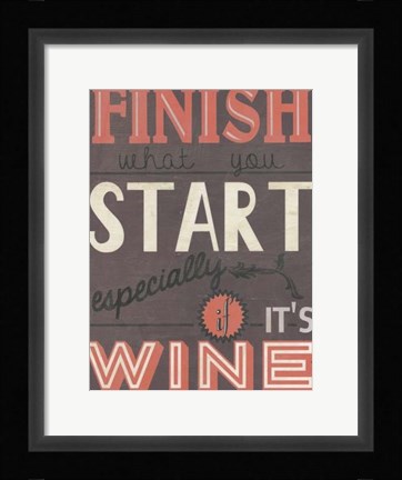 Framed Girl's Life II Print