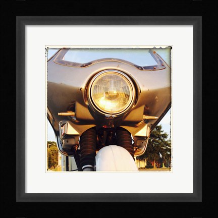 Framed Sunset Ride V Print